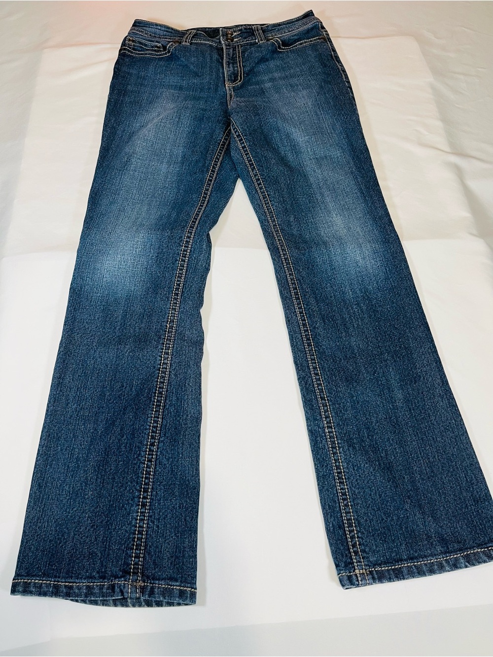 Code Bleu Women's Dark Blue Flared Jeans